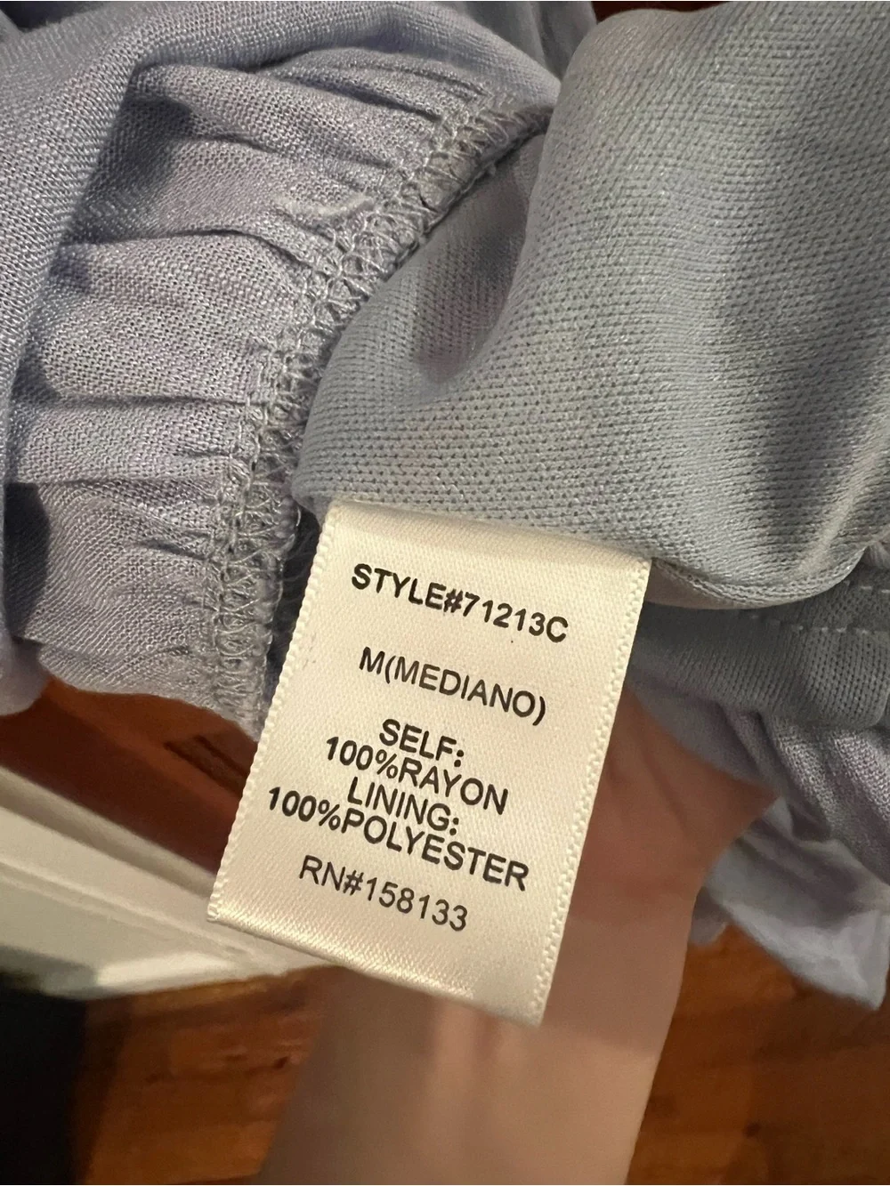 Staccato Blue Halter Midi Dress Size Medium Smocked Waist Flowy Dress